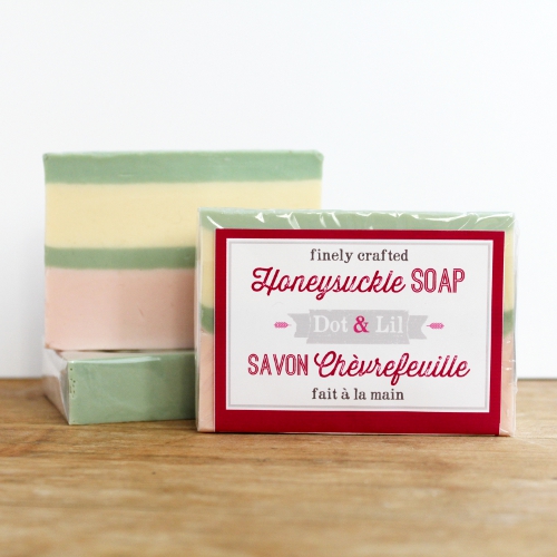  savon au chèvrefeuille